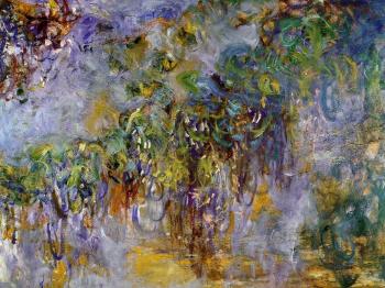 Claude Oscar Monet : Wisteria, right half